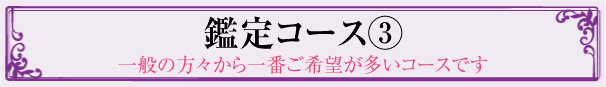 鑑定コース③